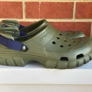 New Crocs Offroad Sport Clog Green Mens NWT Clogs Sandals Shoes